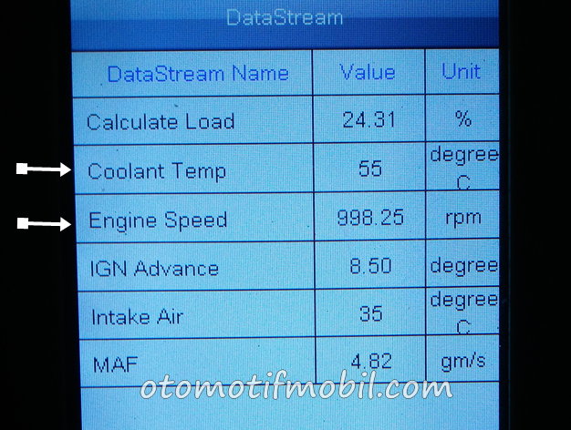 datastream innova bensin saat thermostat dilepas